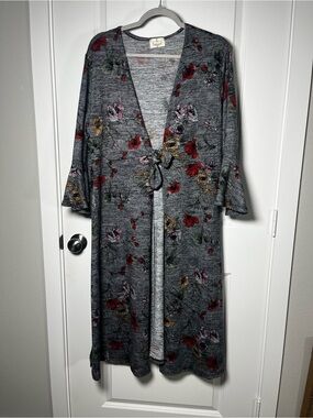 Ember Women’s Multicolored Duster Size XL